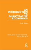 An Introduction to Quantitative Economics (eBook, PDF)