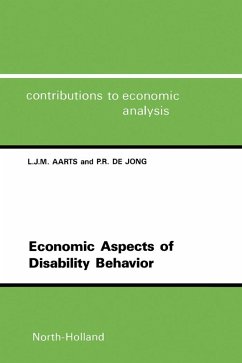Economic Aspects of Disability Behavior (eBook, PDF) - de Jong, P. R.; Aarts, J. M.