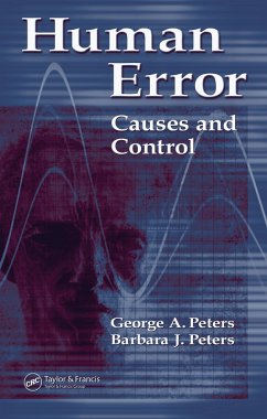 Human Error (eBook, PDF) - Peters, George A.; Peters, Barbara J.