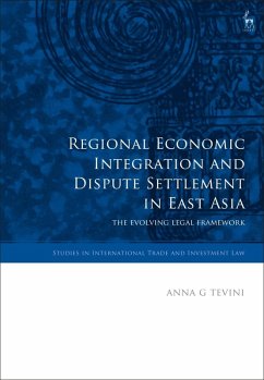 Cover Regional Economic Integration and Dispute Settlement in East Asia (eBook, ePUB)