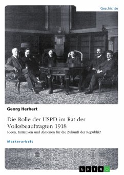 Die USPD im Rat der Volksbeauftragten 1918 (eBook, PDF)