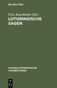 Lothringische Sagen (eBook, PDF)