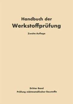 Die Prüfung nichtmetallischer Baustoffe (eBook, PDF)