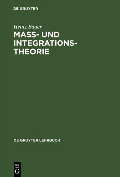 Maß- und Integrationstheorie (eBook, PDF) - Bauer, Heinz