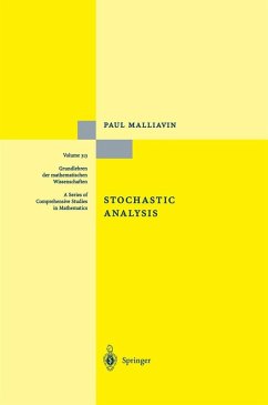 Stochastic Analysis (eBook, PDF) - Malliavin, Paul