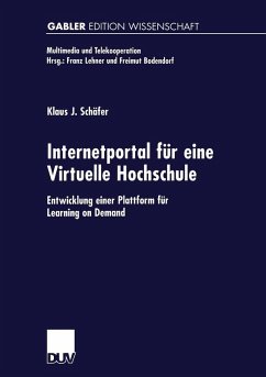 Internetportal für eine Virtuelle Hochschule (eBook, PDF) - Schäfer, Klaus