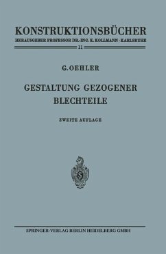 Gestaltung gezogener Blechteile (eBook, PDF) - Oehler, Gerhard