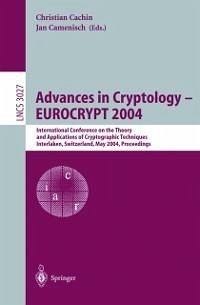 Advances in Cryptology - EUROCRYPT 2004 (eBook, PDF)