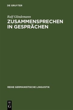 Cover Zusammensprechen in Gesprächen (eBook, PDF)