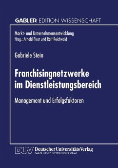 Franchisingnetzwerke im Dienstleistungsbereich (eBook, PDF)