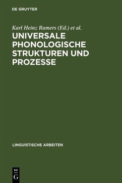 Universale phonologische Strukturen und Prozesse (eBook, PDF)