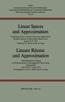 Linear Spaces and Approximation / Lineare Räume und Approximation (eBook, PDF) - Butzer; Szökefalvi-Nagy