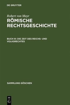 Die Zeit des Reichs- und Volksrechtes (eBook, PDF) - Mayr, Robert Von