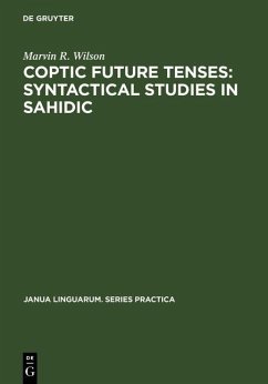 Cover Coptic future tenses: syntactical studies in Sahidic (eBook, PDF)