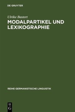Cover Modalpartikel und Lexikographie (eBook, PDF)