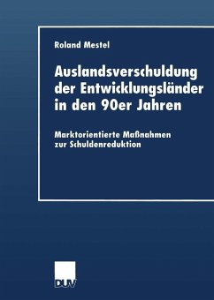 Cover Auslandsverschuldung der Entwicklungsländer in den 90er Jahren (eBook, PDF)
