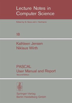 PASCAL User Manual and Report (eBook, PDF) - Jensen, Kathleen; Wirth, Niklaus