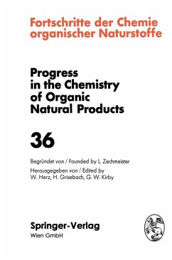 Fortschritte der Chemie Organischer Naturstoffe / Progress in the Chemistry of Organic Natural Products (eBook, PDF)