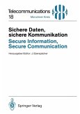 Sichere Daten, sichere Kommunikation / Secure Information, Secure Communication (eBook, PDF)