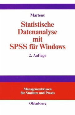 Statistische Datenanalyse mit SPSS für Windows (eBook, PDF) - Martens, Jul