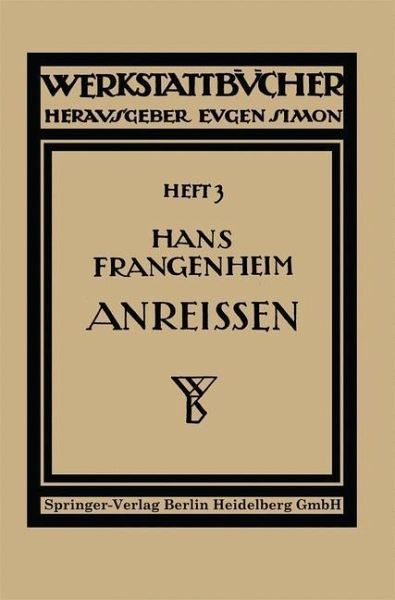 Das Anreißen in Maschinenbau-Werkstätten (eBook, PDF)