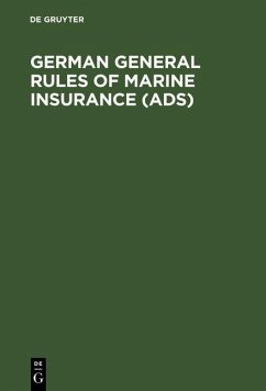 German General Rules of Marine Insurance (ADS) (eBook, PDF)