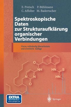 Spektroskopische Daten zur Strukturaufklärung organischer Verbindungen (eBook, PDF) - Pretsch, E.; Bühlmann, P.; Affolter, C.; Badertscher, Martin