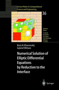 Numerical Solution of Elliptic Differential Equations by Reduction to the Interface (eBook, PDF) - Khoromskij, Boris N.; Wittum, Gabriel