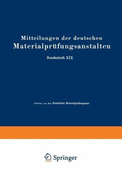 Cover Mitteilungen der deutschen Materialprüfungsanstalten (eBook, PDF)