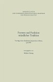 Formen und Funktion mündlicher Tradition (eBook, PDF)
