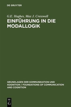 Einführung in die Modallogik (eBook, PDF) - Hughes, G. E.; Cresswell, Max J.