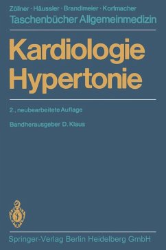 Kardiologie Hypertonie (eBook, PDF) - Anschütz, F.; Gaissmaier, U.; Hahn, W.; Klaus, D.; Lydtin, H.; Schmidt, J.; Zeh, E.