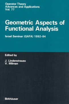 Cover Geometric Aspects of Functional Analysis (eBook, PDF)