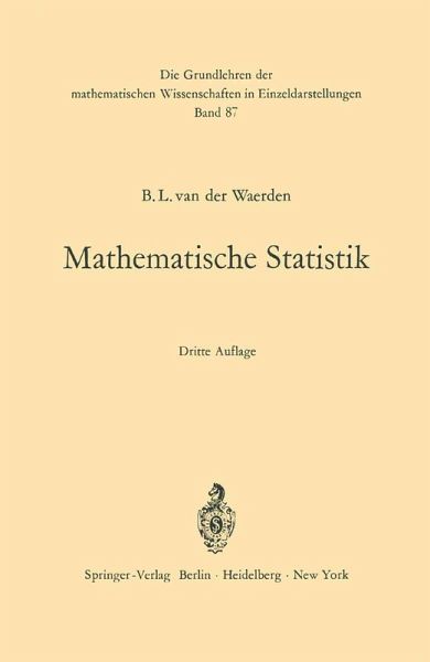 Mathematische Statistik (eBook, PDF)