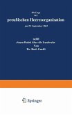 Die Lage der Preußischen Heeresorganisation am 29. September 1862 (eBook, PDF)