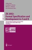 ZB 2002: Formal Specification and Development in Z and B (eBook, PDF)