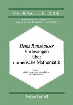 Vorlesungen über Numerische Mathematik (eBook, PDF) - Rutishauser, H.