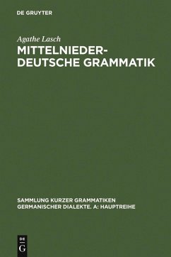 Cover Mittelniederdeutsche Grammatik (eBook, PDF)