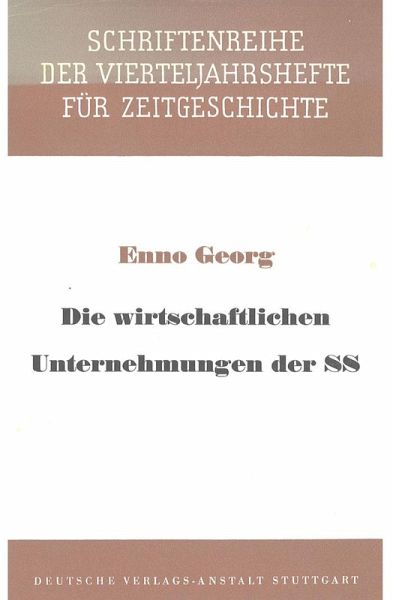 Die wirtschaftlichen Unternehmungen der SS (eBook, PDF)