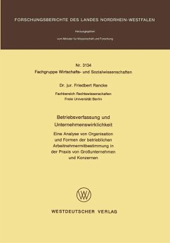 Cover Betriebsverfassung und Unternehmenswirklichkeit (eBook, PDF)