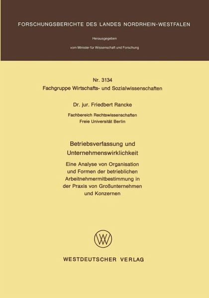 Betriebsverfassung und Unternehmenswirklichkeit (eBook, PDF)