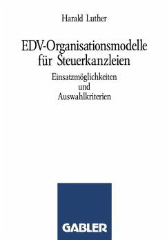 EDV-Organisationsmodelle für Steuerkanzleien (eBook, PDF) - Luther, Harald