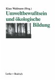 Umweltbewußtsein und ökologische Bildung (eBook, PDF)