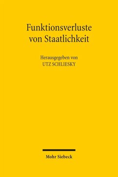 Funktionsverluste von Staatlichkeit (eBook, PDF)