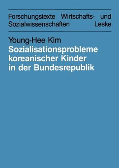 Sozialisationsprobleme koreanischer Kinder in der Bundesrepublik Deutschland (eBook, PDF) - Kim, Young-Hee