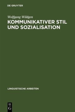 Kommunikativer Stil und Sozialisation (eBook, PDF) Cover Kommunikativer Stil und Sozialisation (eBook, PDF)