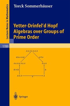Yetter-Drinfel'd Hopf Algebras over Groups of Prime Order (eBook, PDF) - Sommerhäuser, Yorck