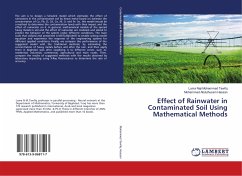 Effect of Rainwater in Contaminated Soil Using Mathematical Methods
