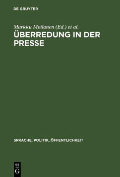 Überredung in der Presse (eBook, PDF) Cover Überredung in der Presse (eBook, PDF)