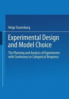 Experimental Design and Model Choice (eBook, PDF) - Toutenburg, Helge